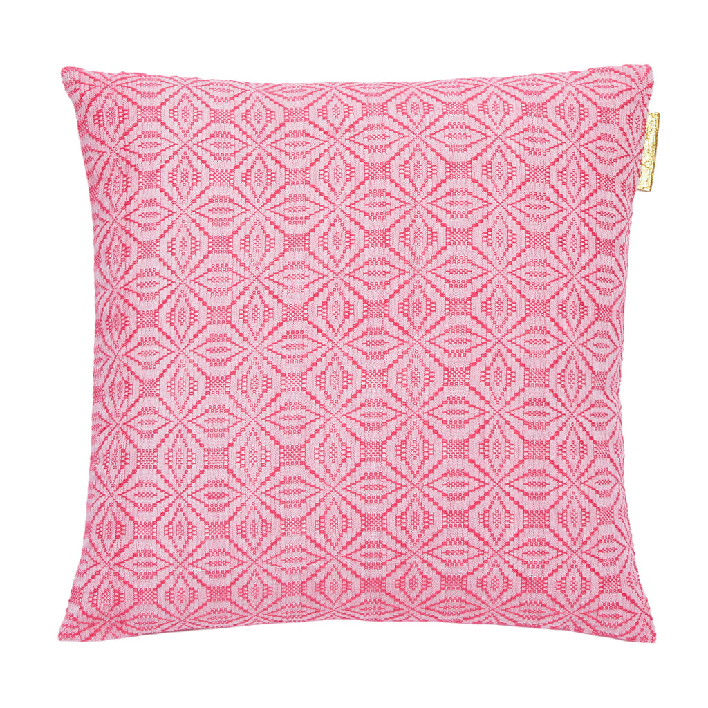 Cushion cover fuchsia pink & bright green