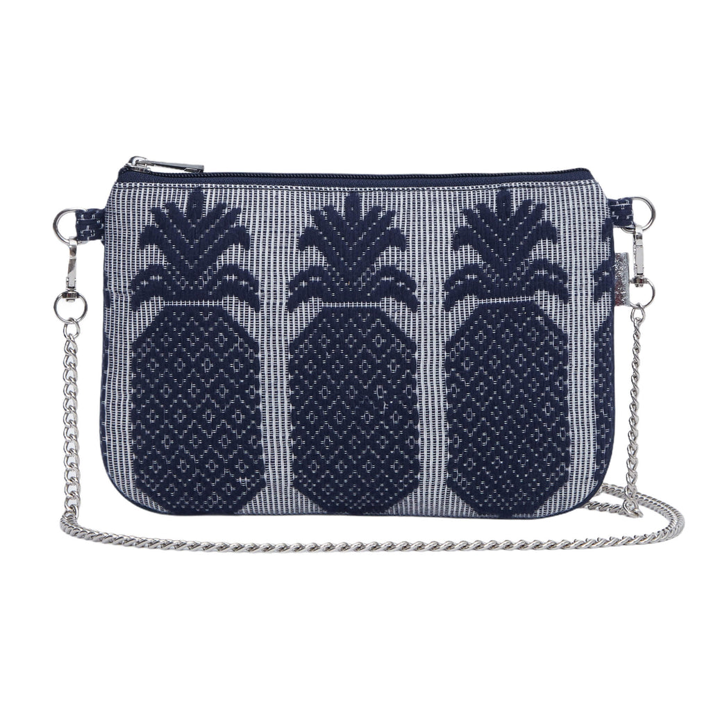 Navy blue Pineapple Sling Bag